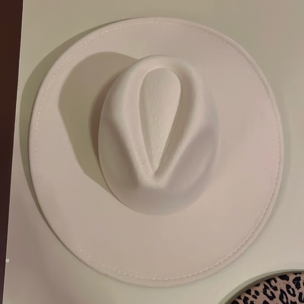 NWT cream colored rancher hat